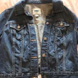 Old navy crop jean jacket